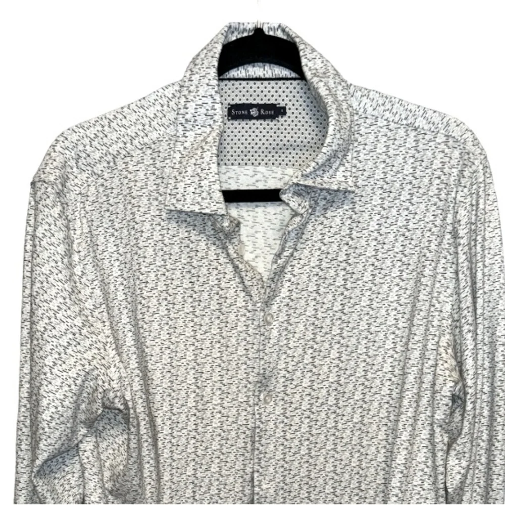Stone Rose Collared Patterned Shirt - Picture 1 of 6